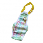 Lemmiklooma menstruatsioonip&uuml;ksid Cartoon Print Belly Style Lemmiklooma f&uuml;sioloogilised p&uuml;ksid Pehmed hingavad koeram&auml;hkmed Lemmikloomatarbed L roheline