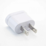 Elekter vahelduvvoolu EL AU USA reisipistik seina toiteadapter Ameerika USA to EL AU Austraalia Korea v&auml;ljund Vahelduvvoolu pistikupesa muundur US valge