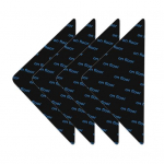 4 tk Kahepoolsed vaibapadjad kolmnurkse disainiga pestavad libisemisvastased k&auml;epidemed Tugeva nakkuvusega vaibakleebised lehtpuup&otilde;randatele 4pcs