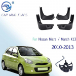 Eesmised tagumised auto porilapid Nissan Micra jaoks / March K13 2010 2011 2012 2013 porilapid Pritsmekaitsed porilapid porilauad poritiibad