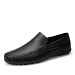 Meeste PU-nahast vabaajajalatsid Loafer Plus Size vabaajajalatsid meestele 45 must