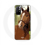 Redmi Note 11 5G Case Quarter Horse Pruun hobuse t&otilde;ug