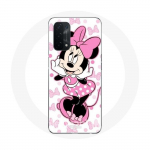 &Uuml;mbris Oppo A74 5G Minnie Mouse armsale multifilmile, roosa
