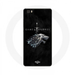 Coque pour Huawei P8 Game of Thrones Saison 8 Le Tr&ocirc;ne de Fer La maison Stark Logo L'hiver arrive