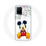 Coque pour Vivo Y21s 2021 / Y21 2021 Mickey Mouse Fleurs C&oelig;urs