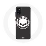 Coque pour Oppo A16 Harley Davidson Motors Tete de mort