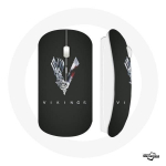 Wireless Mouse Vikings Series 6. hooaeg logo V M&otilde;&otilde;k hall must taust