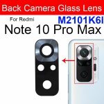 Tagumine kaamera klaasist objektiivi kaitse Redmi 10 / Note 9 / Note 10s / Note 10 Pro Max / Note 9S 9T / 10T 10S 10 5G jaoks koos kleebise asendusega Redmi Note 10 Pro Max