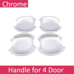 for Honda Civic 8 2006 2007 2008 2009 2010 2011 Luxurious Chrome Door Handle Cover Trim Catch Car Stickers Accessories Garnish Bowl 4 Door