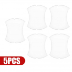 5 tk N&auml;htamatu Auto Uksek&auml;epideme Kile Kaitsev Kriimustuste Kaitse Tarvikud L&auml;bipaistev Valge TPU Kriimustusvastased Kleebised