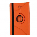 360 kraadi p&ouml;&ouml;ratav PU nahast &uuml;mbris Samsung Galaxy Tab Advanced 2 10,1-tollisele SM-T583-le, klapp-statiiviga nutikas tahvelarvuti katte kest punane