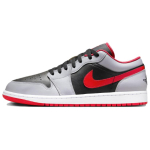 Air Jordan 1 Low Cement Fire Red Meeste Tennised Hall Must Tsemendihall 553558060 45.5 black