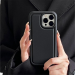 Luksuslik kaitseraua pehme matt silikoonist telefoni&uuml;mbris iPhone 15 14 Pro Max 11 12 13 Pro XS Max XX XR kandiline &uuml;hev&auml;rviline p&otilde;rutuskindel kate iPhone 15 Plus must