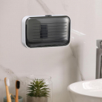 Sideaine seebihoidik koos kaanega &uuml;mberp&ouml;&ouml;ratava kastiga vannitoa ruumis&auml;&auml;stlikule multifunktsionaalsele k&ouml;&ouml;gile nr roheline