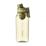1000 ml spordiveepudel koos ajamarker-s&otilde;elaga, BPA-vaba lekkekindel suure mahutavusega korduvkasutatav veetass spordisaali telkimiseks 1000ML roheline