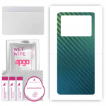 apgo Protective Skin Sticker for the back compatible with Vivo X Fold, Wrap Film, Foil, Vinyl - Pattern Carbon Chameleon CAKA1