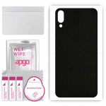 apgo Protective Skin Sticker for the back compatible with Samsung Galaxy M02, Wrap Film, Foil, Vinyl - Pattern Matrix