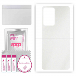 apgo Protective Skin Sticker for the back compatible with Realme C35, Wrap Film, Foil, Vinyl - Pattern Matte Transparent