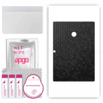 apgo skin sticker film foil vinyl for the BACK compatible with Teclast T20, scratch-resistant, easy to install - Black Honeycomb