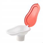 Kaasaskantav ehitusplatsi tualettruumi h&auml;daabi, lihtne paigaldada 80&ndash;110 mm PVC toru jaoks Red Lid