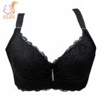 Lady Lace rinnahoidja pesu aluspesu Push-Up polsterdatud alustraat Seksikad rinnahoidja Push Up rinnahoidjad 80C must