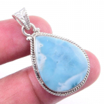 Natural Republic Larimar v&auml;&auml;riskivi 925 prooviga h&otilde;be ripats 1.50'' I4w54