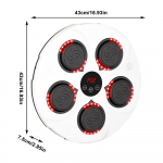 Nutikas Muusika Poksimismasin LED Valgustusega Seinale Riputatav Sanda Poksikott Seina Sihtm&auml;rk Lastele T&auml;iskasvanutele Sport Kodused Harjutused Seadmed france