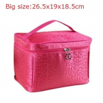 Eriti suure mahutavusega naiste kosmeetikakotid, suured reisi-tualett-tarvete kotid, kirjamuster Vajalik korraldaja meigikoti hoiukoht