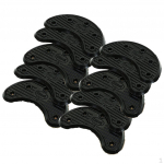5 Pairs Glue on Shoe Sole Heel Tips Anti Slip Rubber Protectors Repairs