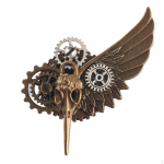 Steampunk pross Pin Gear Skull Halloweeni kost&uuml;&uuml;m Ingli tiivam&auml;rk m&uuml;tsi jaoks