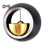 Metallist poepidajad Kellavalju heli esiukse rippuv alumiiniumist bassikell Tuulekella ukse avamise uksekell Kodukontori kohviku sissep&auml;&auml;su kaunistamine