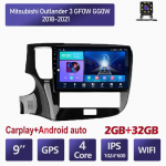 Androidi autoraadio Mitsubishi Outlander 3 jaoks GF0W GG0W 2018&ndash;2021 Navigatsioon Multimeedia Videopleier Stereopeaseade Carplay WIFI 2+32GB 2+32GB