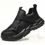 Kerged moodsad ohutusjalatsid Meestele Purunemisvastased Torkevastased T&ouml;&ouml;tossud Terasest ninakingad Meeste T&ouml;&ouml;saapad Kaitsev 46 must