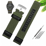 K&auml;erihm Casio jaoks Nailonist kellarihm PRG-600YB PRG-650 PRW-6600 GA2000 seeria m&auml;gironimine Nahk L&otilde;uend Kellarihma tarvikud 24MM 24mm