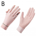 Suvised p&auml;ikesekaitsekindad P&auml;ikesekaitse UV-vastased rattakindad Libisemiskindlad hingav v&otilde;rk Jalgrattaekraan Juhtimine Puudutusega s&otilde;itmine