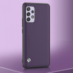 Luksuslik PU-nahast telefoni&uuml;mbris Samsung Galaxy A12 A22 A32 A42 A52 A72 A51 A71 M21 M30S A50 A70 A30S A50S 5G kaane&uuml;mbrisele Coque For Samsung A30S lilla