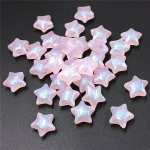 K&auml;sit&ouml;&ouml; k&otilde;rvar&otilde;ngad helmestest valmistamine makarooniv&auml;rvi ripatsid t&auml;ht mood peen s&auml;delev 10 tk DIY materjal akr&uuml;&uuml;l kaelakee pentagramm ehtetarvikud roosa