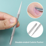 Kahe otsaga k&uuml;&uuml;nenahkade k&uuml;&uuml;nenaha eemaldaja manik&uuml;&uuml;r pedik&uuml;&uuml;r Beauty Steel Tool