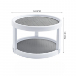 P&ouml;&ouml;rlev maitseainekarbi riiul hoiukarbi riiul k&ouml;&ouml;gitarvikute nurgap&otilde;rand maitseainepudel 24.8*15.2cm hall/valge