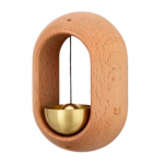 Puidupoepidajad Kellavalju heli esiukse rippuv bassikell Tuulekell Ukse avamise uksekell Kodukontori kohviku sissep&auml;&auml;su kaunistamine pruun