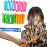 20tk/komplekt Magic Hair Curler Heatless Juukserullid Lainemoodustajad Soengu Rullpulgad Curling Juuste kujundamise T&ouml;&ouml;riistad naistele