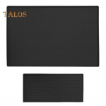 Silikoonist kohvimatt k&otilde;rgendatud servadega varbamatt, lekkekindel, h&otilde;lpsasti puhastatav, libisemiskindel k&ouml;&ouml;gimatt must