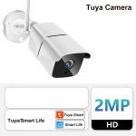 Tuya kuulikujuline IP-kaamera v&auml;listingimustesse 120&deg; lainurk 1080P turvakaamerad WiFi nutikas kodu liikumistuvastus metallkorpus veebikaamera Alexa Tuya Camera