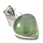 Natural Fluorite Gemstone 925 Sterling Silver Jewelry Pendant 2.17 h7c44