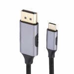 USB C-DisplayPort-kaabel 8K 60Hz DisplayPort-liideseadapter C-t&uuml;&uuml;pi ja DP-kaabel