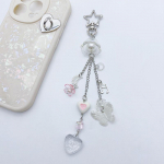 S&auml;delev Love Butterfly Tutid V&otilde;tmehoidja Ripats Kawaii V&otilde;tmehoidja Kott Helmestega Telefoni Amulett Kett Aksessuaar T&uuml;drukud Naiste Ehted