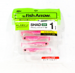 Fish Arrow Soft Lure Flash J Shad SW 1 tolli 5 tk pakis 101 (4743)