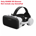 VR-prillid 3D-virtuaalreaalsusprillid, stereo-peakomplekti versioon 5,5&ndash;7-tollistele mobiiltelefonidele, tugi juhtkangile 【1】None GamePad valge/must