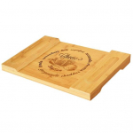 L&otilde;ikelaud Bambusest vorstitahvlite sooned Disain juustuplaadist toidu serveerimisalus koduk&ouml;&ouml;gi jaoks Square