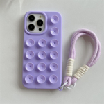 Fashion Cute Candy vedel silikoonist iminapp koos randmepaela &uuml;mbrisega iPhone 15 14 11 12 13 Pro Max Plus &uuml;hev&auml;rvilise kattega For iPhone 15 roosa